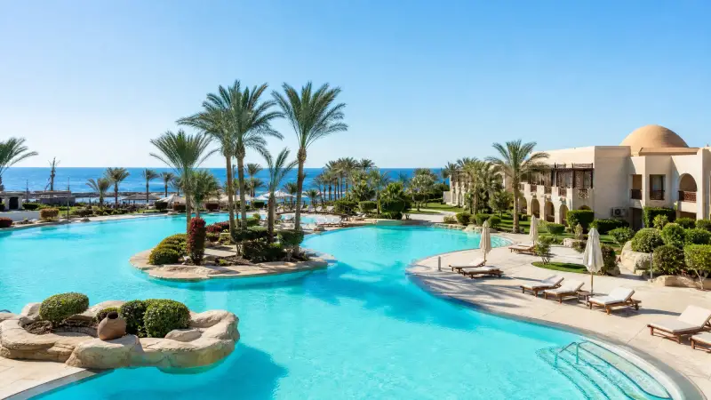 A Red Sea resort pool